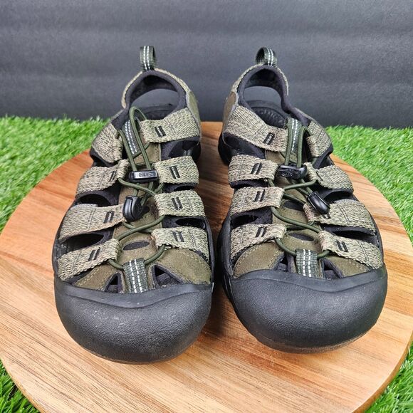 Keen Newport H2 Waterproof Sandal Men’s Size 8.5 Olive Green Black Hiking Shoes main image 4
